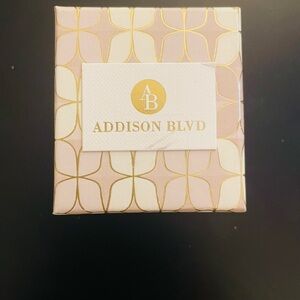 Gold and Cream Earrings